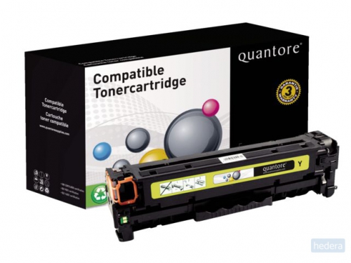 Tonercartridge Quantore alternatief tbv HP CF402X 201X geel