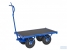 Trolley voor zwaar werk blauw, 1200 x 690 x 397 mm
