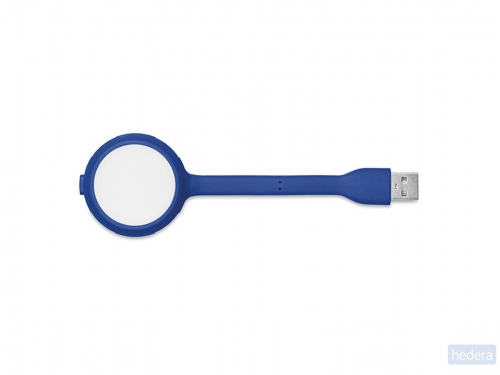 USB met LED lampje Lumihub, royal blauw