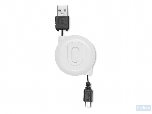 USB/micro-USB stekkers Compactmicro, wit