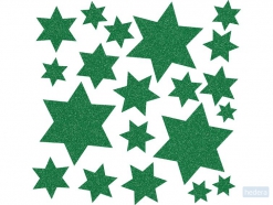 Venster Herma 15067 decoratie kerst ster, groen