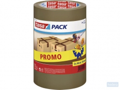 Verpakkingstape tesapack® 66mx50mm bruin promopack