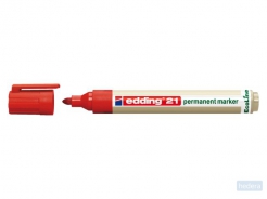Viltstift edding 21 Ecoline rond rood 1.5-3mm
