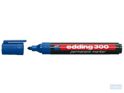 edding permanent marker 300 blauw