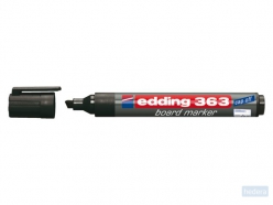 Viltstift edding 363 whiteboard schuin 1-5mm zwart