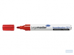 Viltstift Legamaster TZ 1 whiteboard rond 1.5-3mm rood