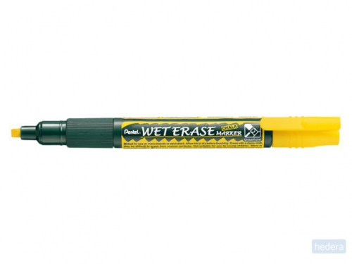 Pentel Wet Erase Marker geel, schrijfbreedte 2 - 4 mm