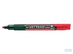 Pentel Wet Erase Marker rood, schrijfbreedte 2 - 4 mm