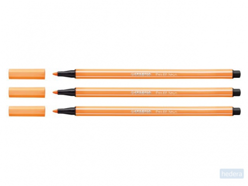Viltstift STABILO Pen 68/054 medium neon oranje