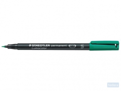 Staedtler Lumocolor 313, OHP-marker, permanent, 0,4 mm, groen