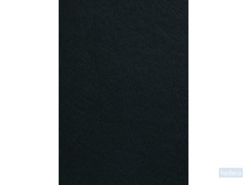 Voorblad Fellowes A4 lederlook zwart 100stuks