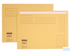 Vouwmap Quantore Folio ongelijke zijde 250gr beige