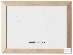 Bi-Office Kamashi magnetisch whiteboard met naturel kader