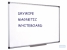 Whiteboard Quantore 90x120cm magnetisch gelakt staal + whiteboard starterkit