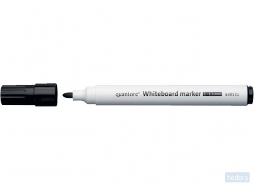 Whiteboardstift Quantore rond 1-1.5mm zwart