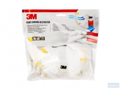 3M Aura™ fijnstofmasker voor handschuren, met ventiel, bescherming: FFP1, 3 stuks in blisterverpakking
