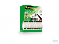 Plakband Scotch Magic 810 19mmx33m onzichtbaar mat 20 4 gratis