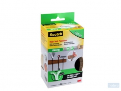 Scotch Dual Lock™ montagestrips Strong, permanent, draagkracht: 2.5kg, 25mmx1.2m, transparant, 1 set van 2 rollen