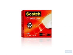 Scotch 600 Crystal Clear plakband, 19mmx33m