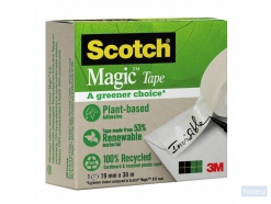 Scotch 900 Magic™ A Greener Choice onzichtbaar plakband, 19mmx30m