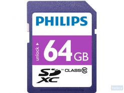 Philips geheugenkaart SDXC Class10 64GB