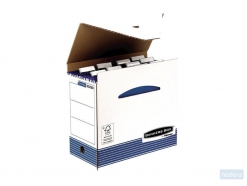 Fellowes Bankers Box® System hangmappen archiefdoos, wit / blauw, pak à 10 stuks