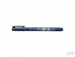Tombow Fudenosuke Brush pen, hard, zwart, pak à 6 stuks