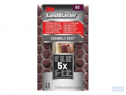 3M SandBlaster™ ultra flexible schuurspons, voor kale ondergronden, korrel: P80