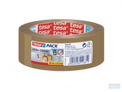 TESA TesaPack® Ultra Strong verpakkingsplakband PVC, 66m x 38mm, bruin