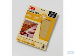 3M SandBlaster™ Schuurpapier voor tussen laklagen, korrel: P180, 3 vel in blisterverpakking